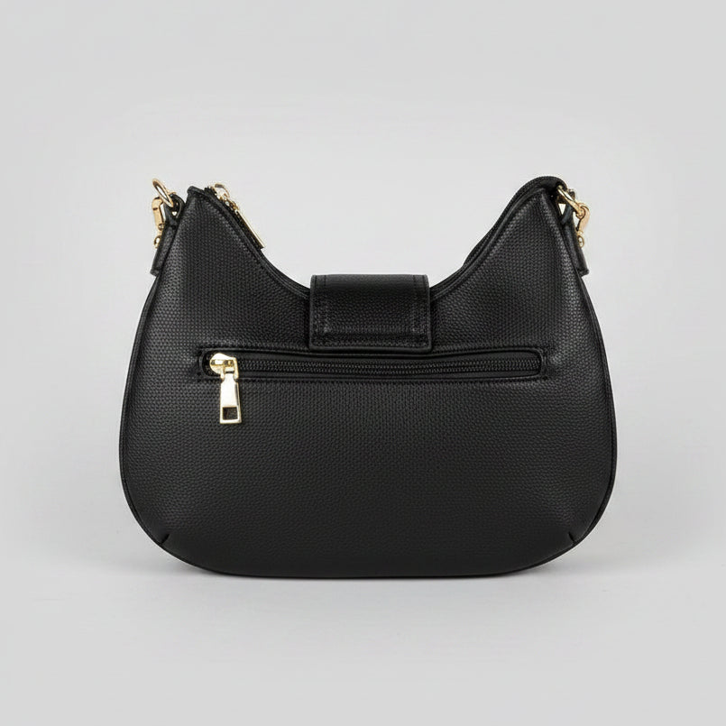 Temptation Italy Small Floral & Dragonfly Embossed Crossbody Bag. Vegan Leather Shoulder Bag