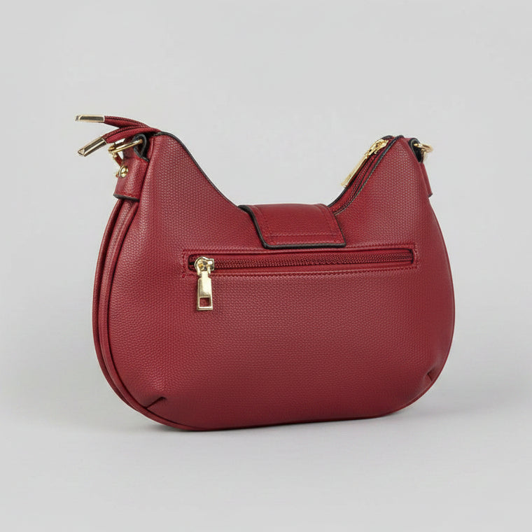 Temptation Italy Multicolor Floral & Dragonfly Embossed Handbag. Vegan Leather Crossbody & Shoulder Bag