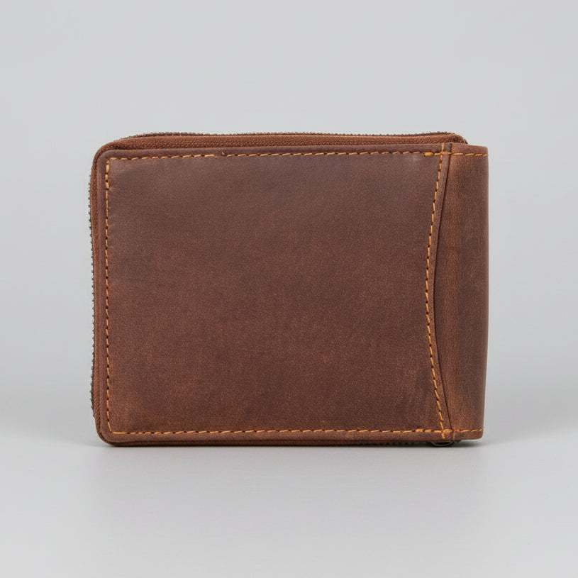 Greenwood Men's RFID Zip Around Wallet