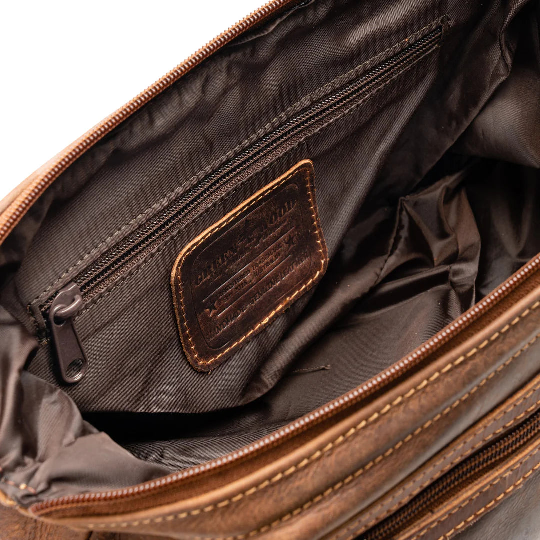 Greenwood Leather Travel Toiletry Bag - Boutique of Leathers/Open Road