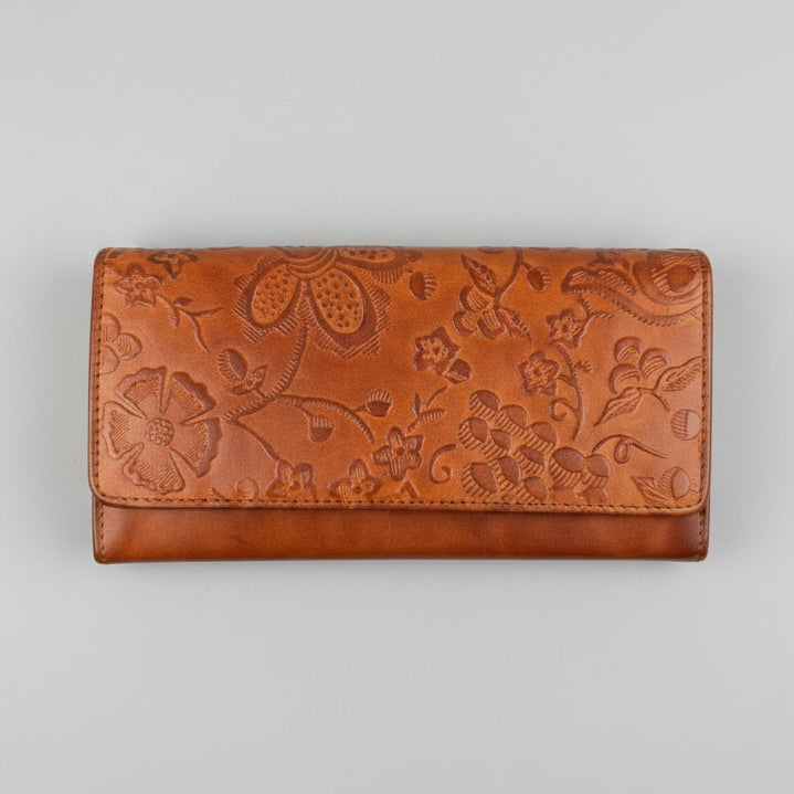 MET Embossed Women's Leather Wallet