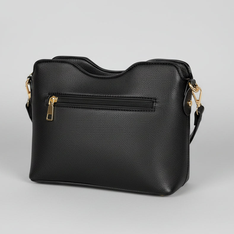 Temptation Italy Small Faux Leather Crossbody. Floral & Dragonfly Embossed Bag - Boutique of Leathers/Open Road