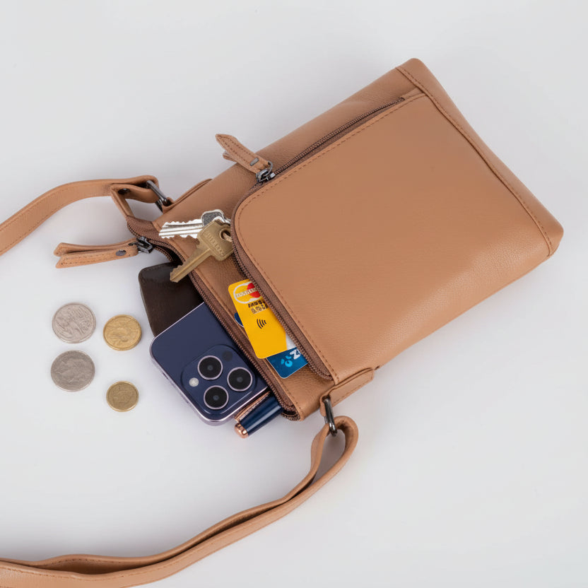 Greenwood Leather Siena Mini Crossbody Bag - Boutique of Leathers/Open Road