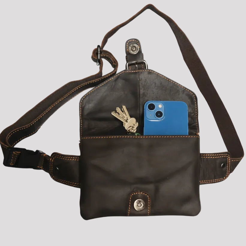 Greenwood Leather Women Waist Bag - Boutique of Leathers/Open Road