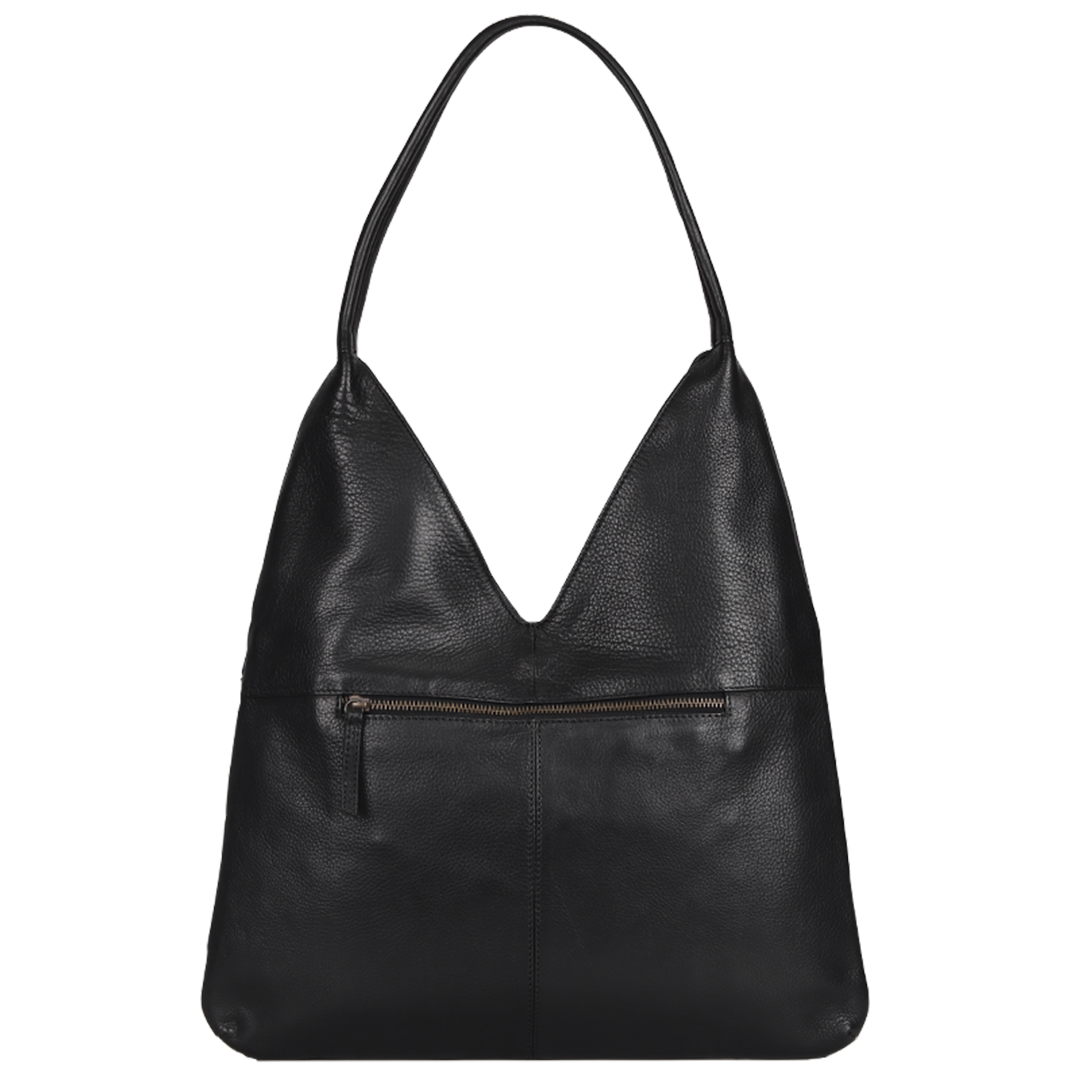 MET Stud Leather Hobo Bag