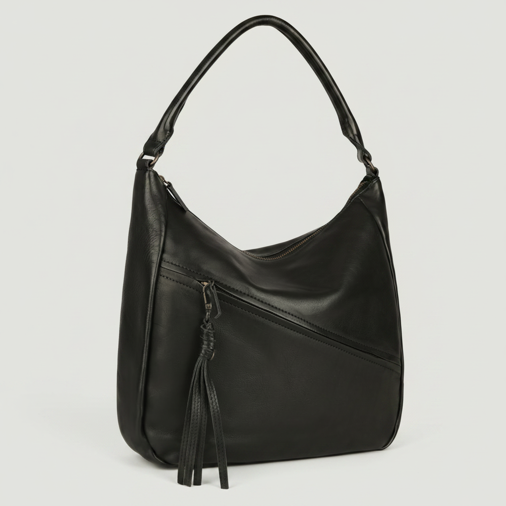 MET Premium Leather Shoulder Bag. Slouchy Urban Hobo - Boutique of Leathers/Open Road