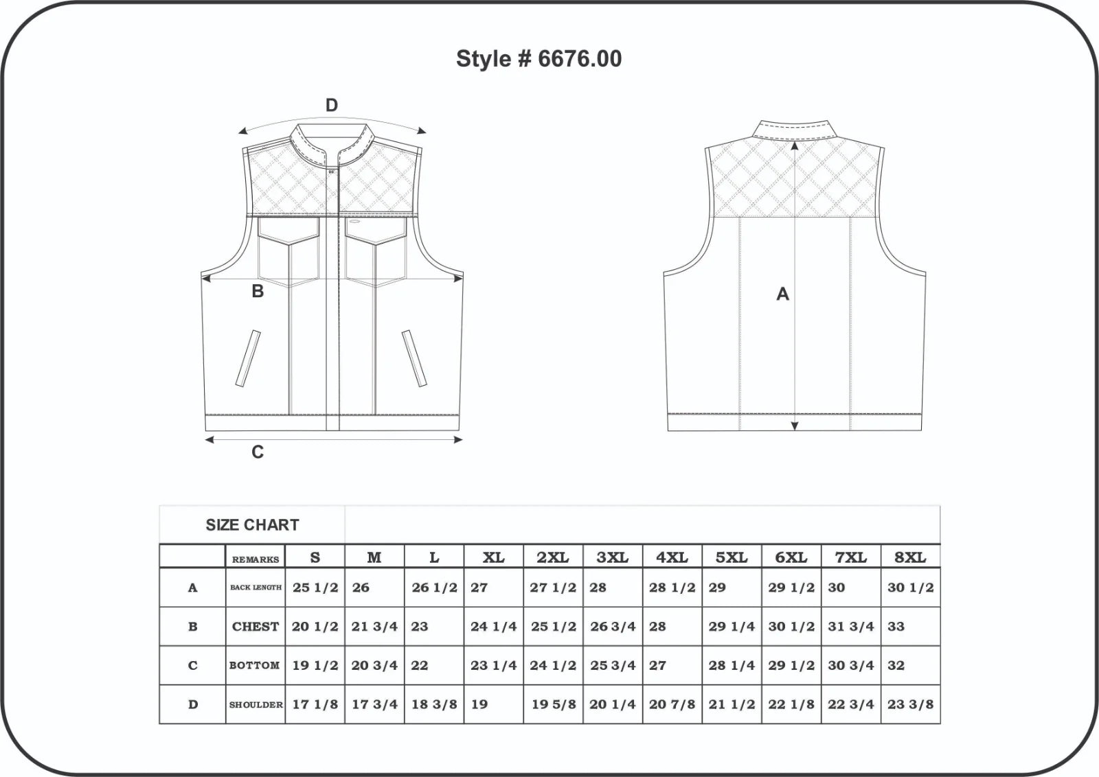 Open Road Men's Denim & Leather Club Vest - Boutique of Leathers/Open Road