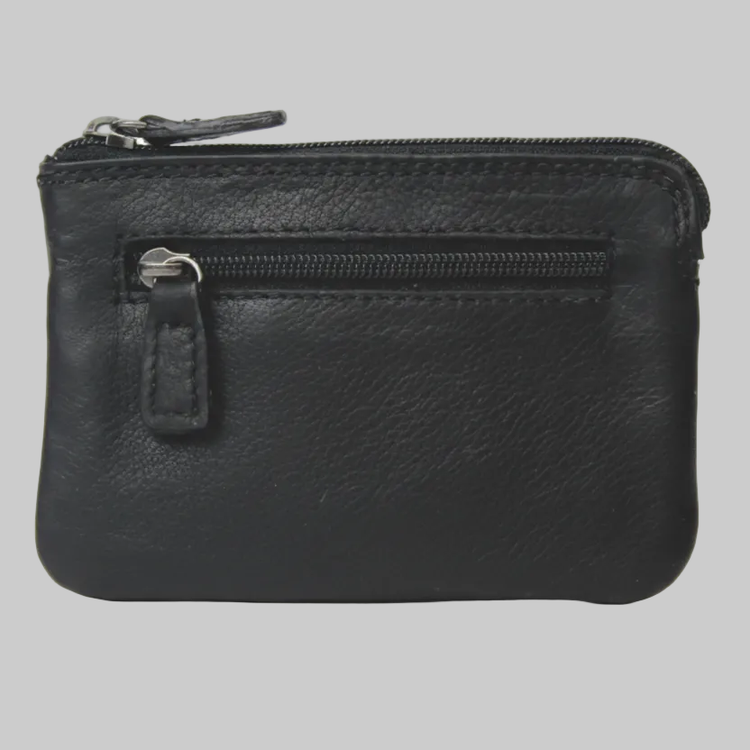 Rugged Earth Men's Leather Change/Coin Wallet