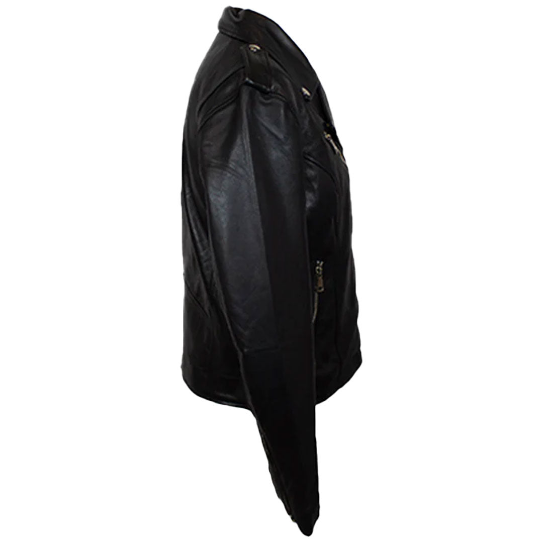 BOL Women's Asymmetrical Leather Moto Jacket
