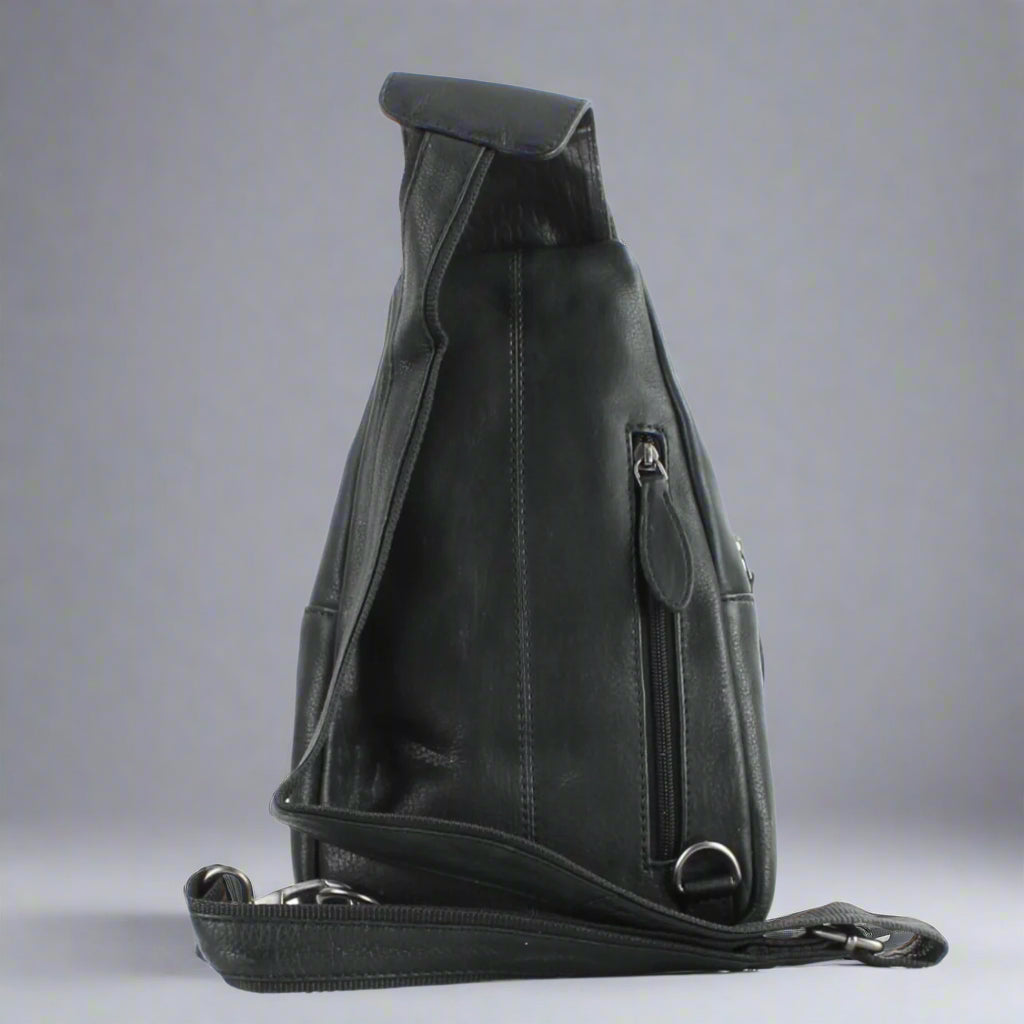 Premium Handcrafted Leather Sling Bag | Backpack | Crossbody Messenger Bag - Boutique of Leathers/Open Road