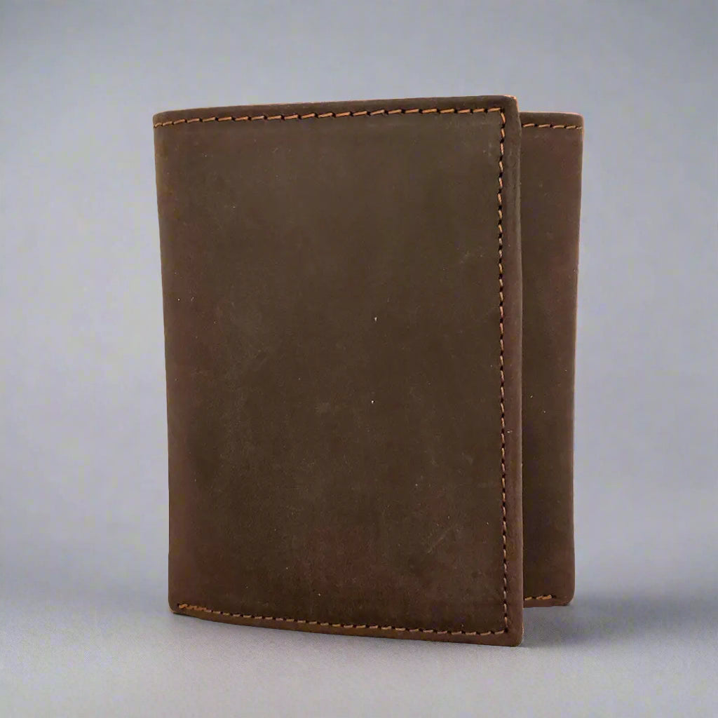 BOL Men's Centre Wing Trifold Leather RFID Wallet - Boutique of Leathers/Open Road