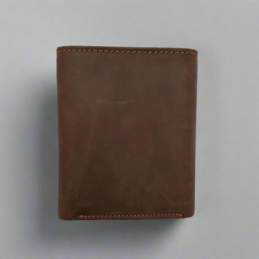 BOL Men's Centre Wing Trifold Leather RFID Wallet - Boutique of Leathers/Open Road