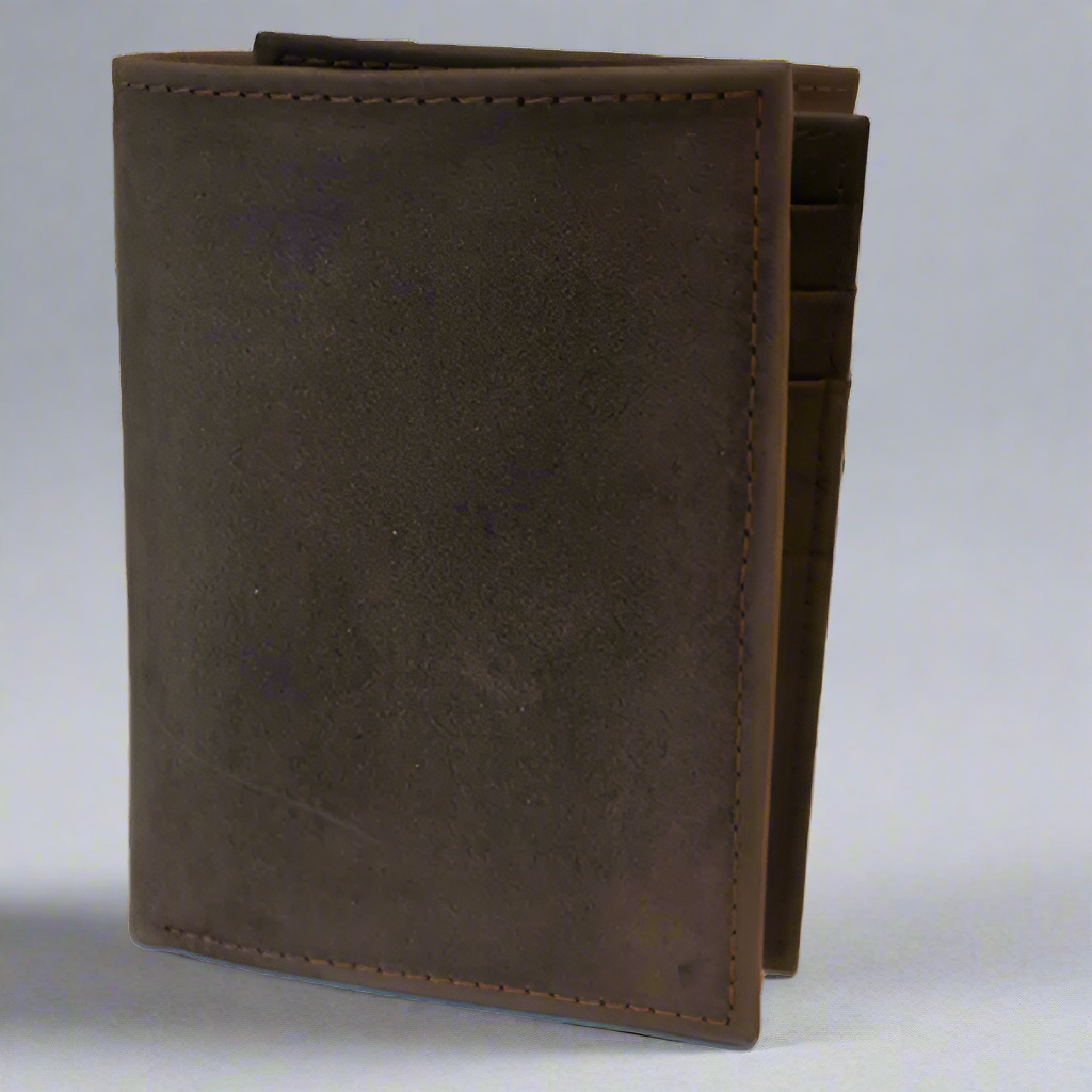 BOL Men's Centre Wing Trifold Leather RFID Wallet Men's Wallets Boutique of Leathers/Open Road