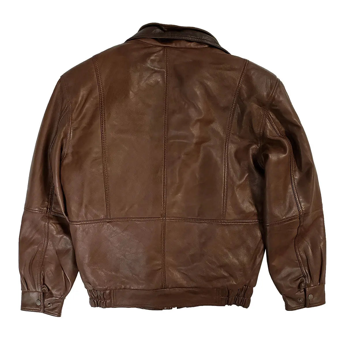 BOL Men's Double Collar Leather Bomber Jacket - Boutique of Leathers/Open Road