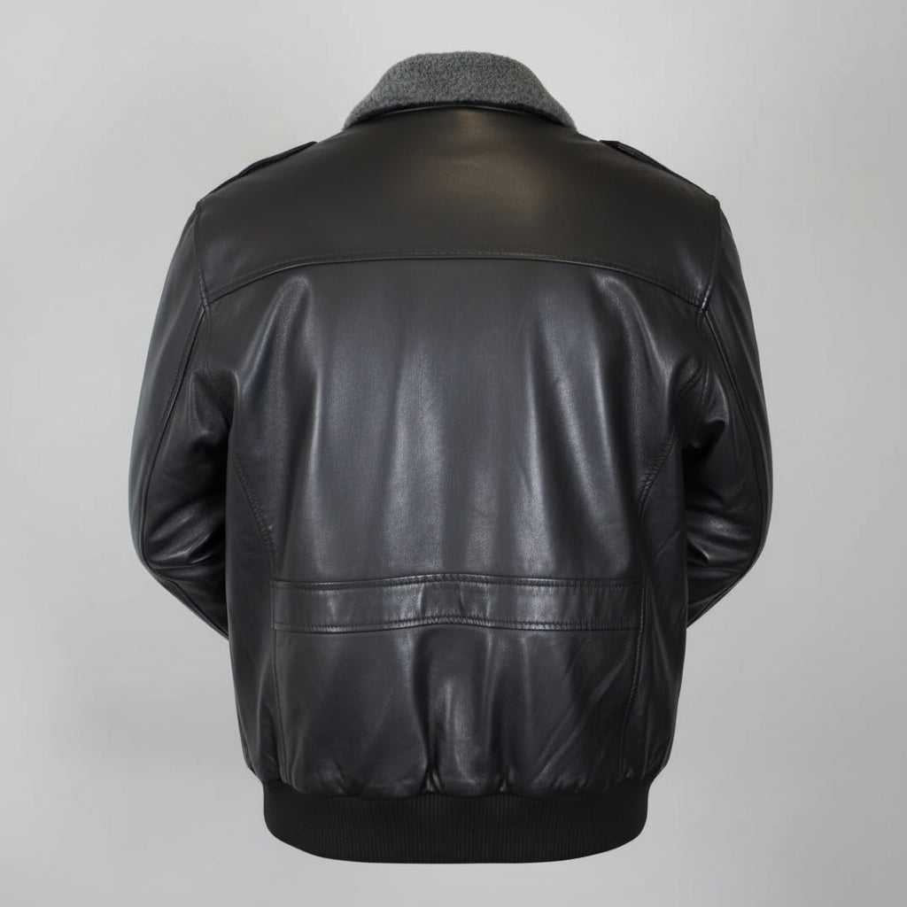 BOL Men's Maverick Lambskin Leather Jacket Men's Leather Jackets Boutique of Leathers/Open Road