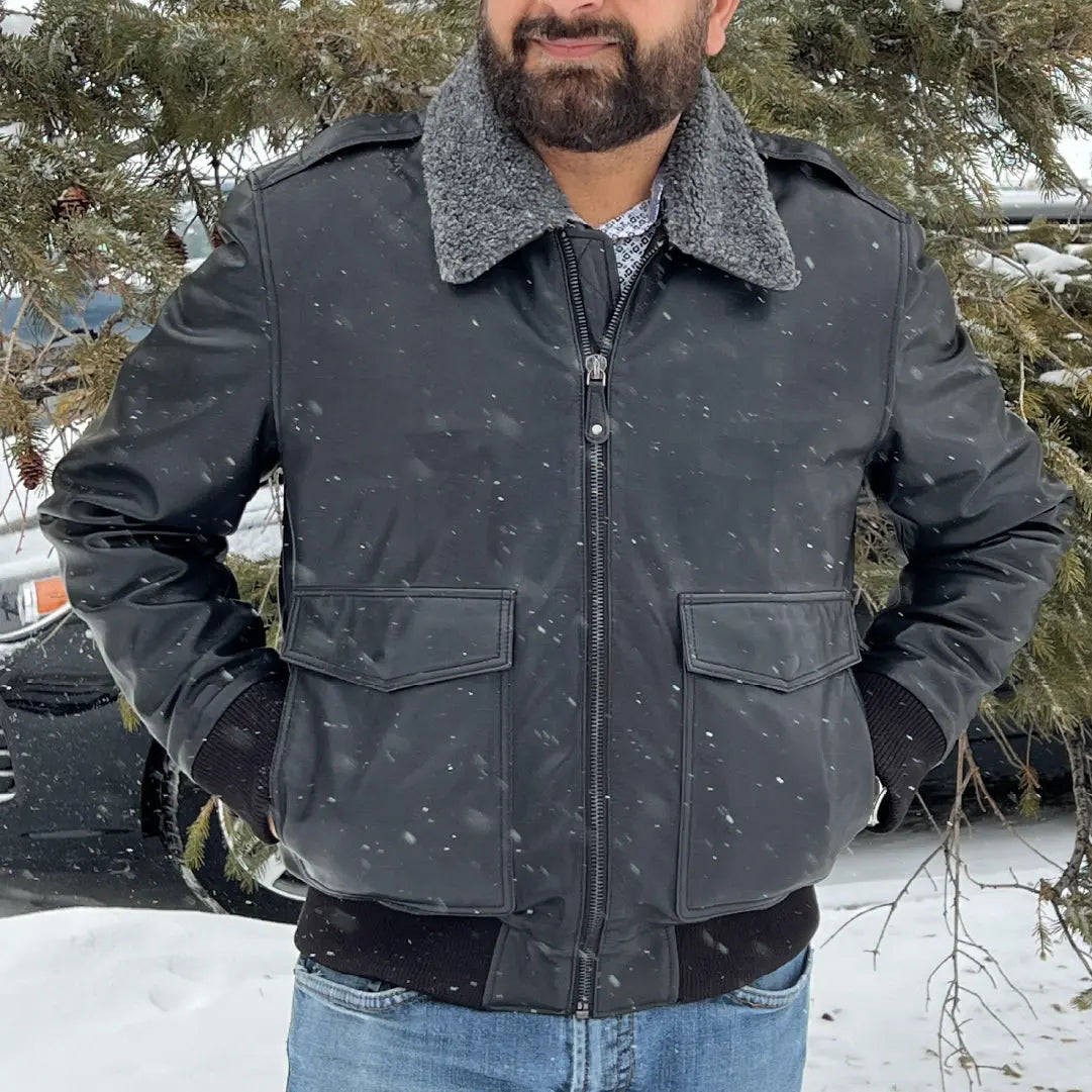 BOL Men's Maverick Lambskin Leather Jacket Men's Leather Jackets Boutique of Leathers/Open Road