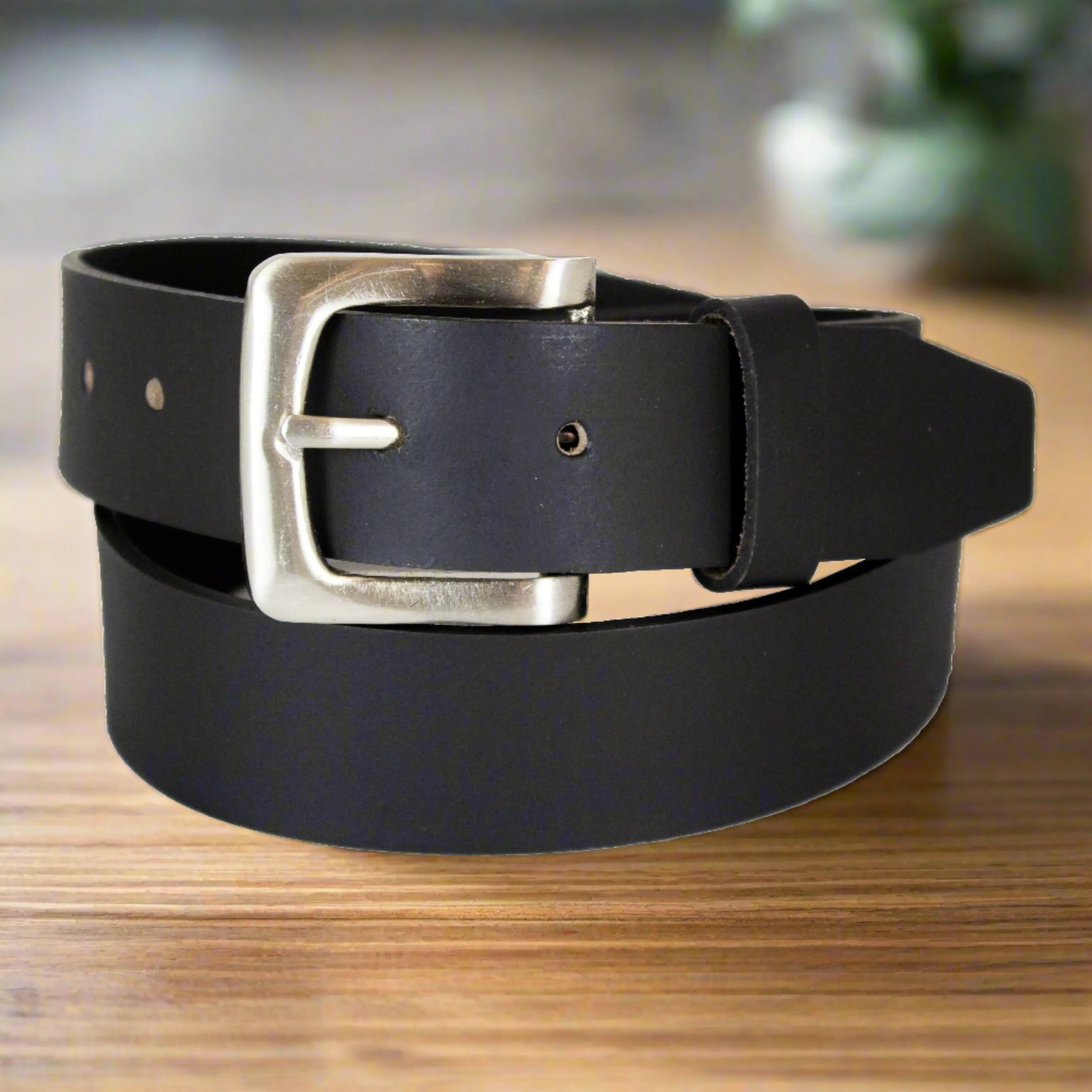 BOL Men's Removable Buckle Smooth Leather Belt Men's Belts Boutique of Leathers/Open Road