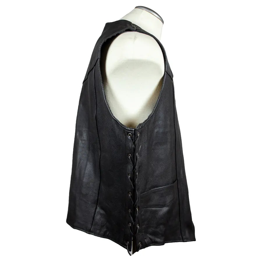 BOL Men's Tall Buffalo Leather Vest Men's Vests Boutique of Leathers/Open Road