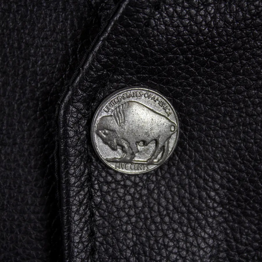 BOL Men's Tall Buffalo Leather Vest Men's Vests Boutique of Leathers/Open Road