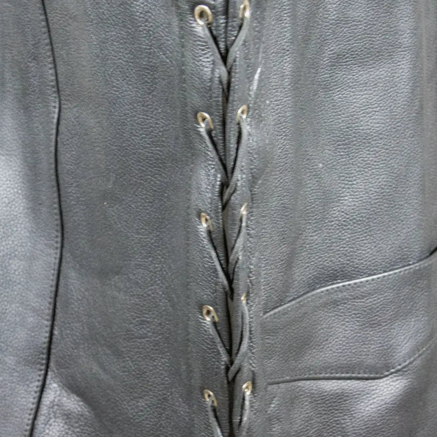 BOL Men's Tall Buffalo Leather Vest Men's Vests Boutique of Leathers/Open Road