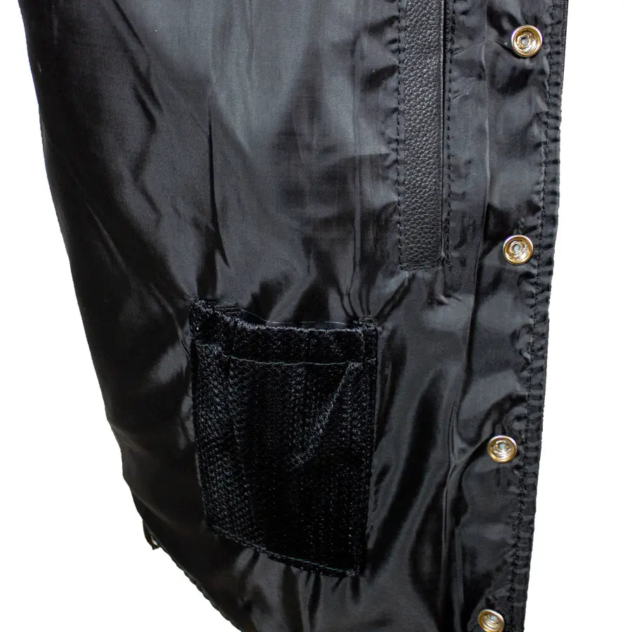 BOL Men's Tall Buffalo Leather Vest Men's Vests Boutique of Leathers/Open Road