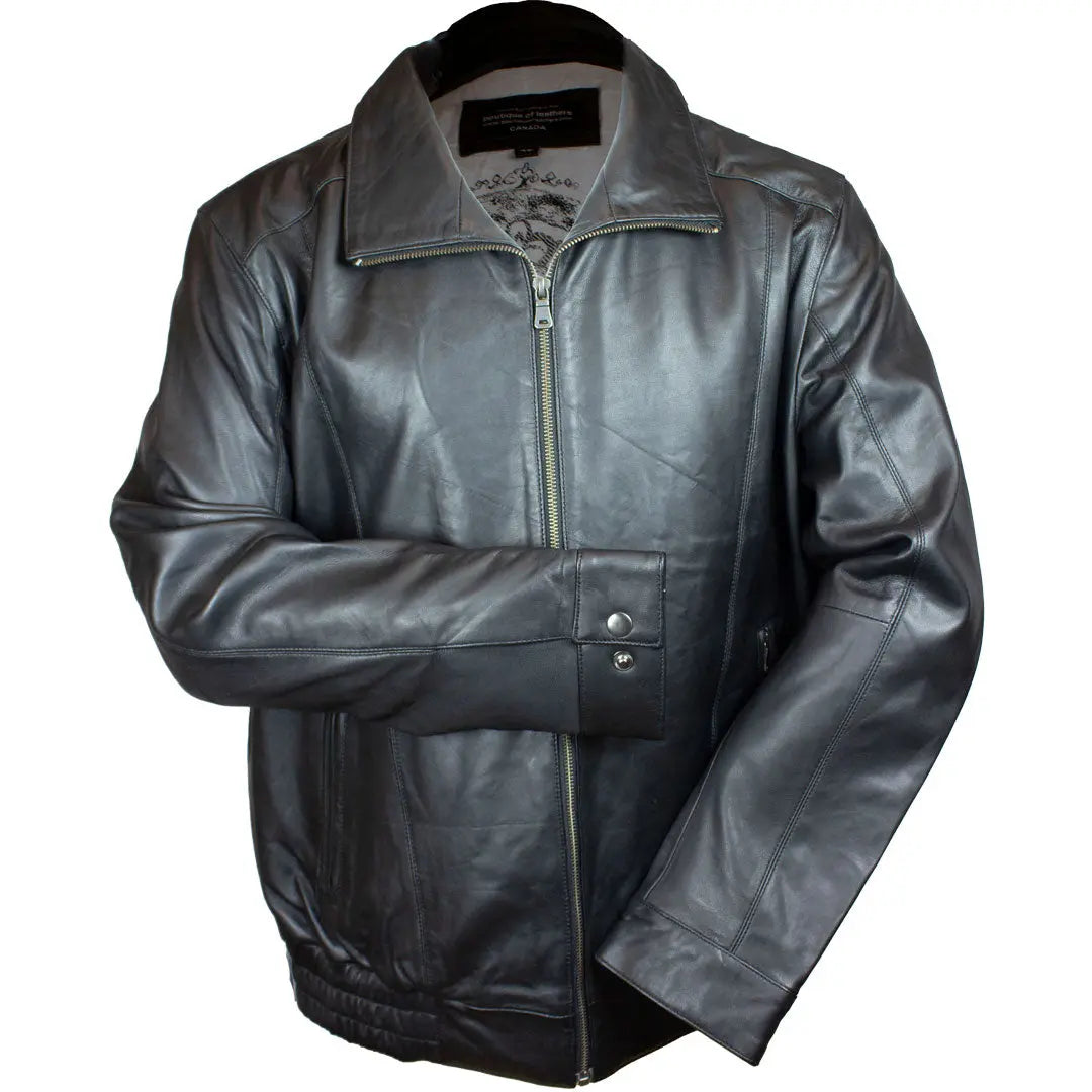 BOL Men's Ting Bomber Lambskin Leather Jacket Men's Leather Jackets Boutique of Leathers/Open Road