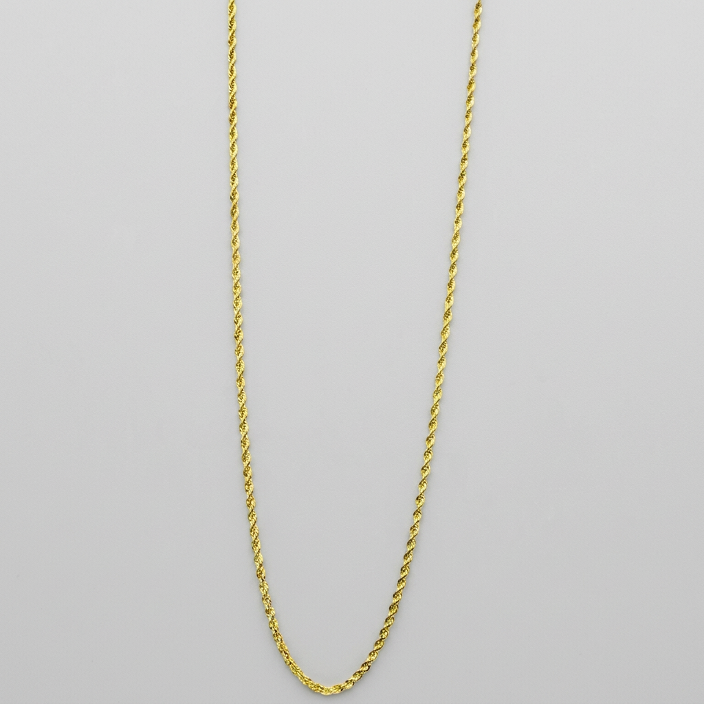 BOL Men's Twisted Gold Stainless Steel Chain Necklace Men's Jewelry Boutique of Leathers/Open Road