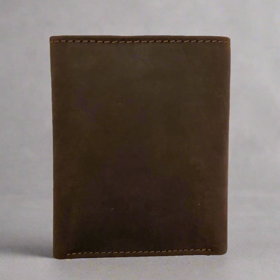 BOL Men's Two-Tone Trifold Leather RFID Wallet - Boutique of Leathers/Open Road