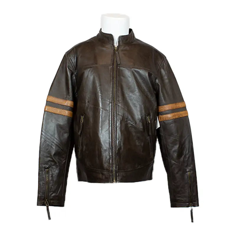 BOL Men's Zip up Lamb Leather Jacket Men's Leather Jackets Boutique of Leathers/Open Road