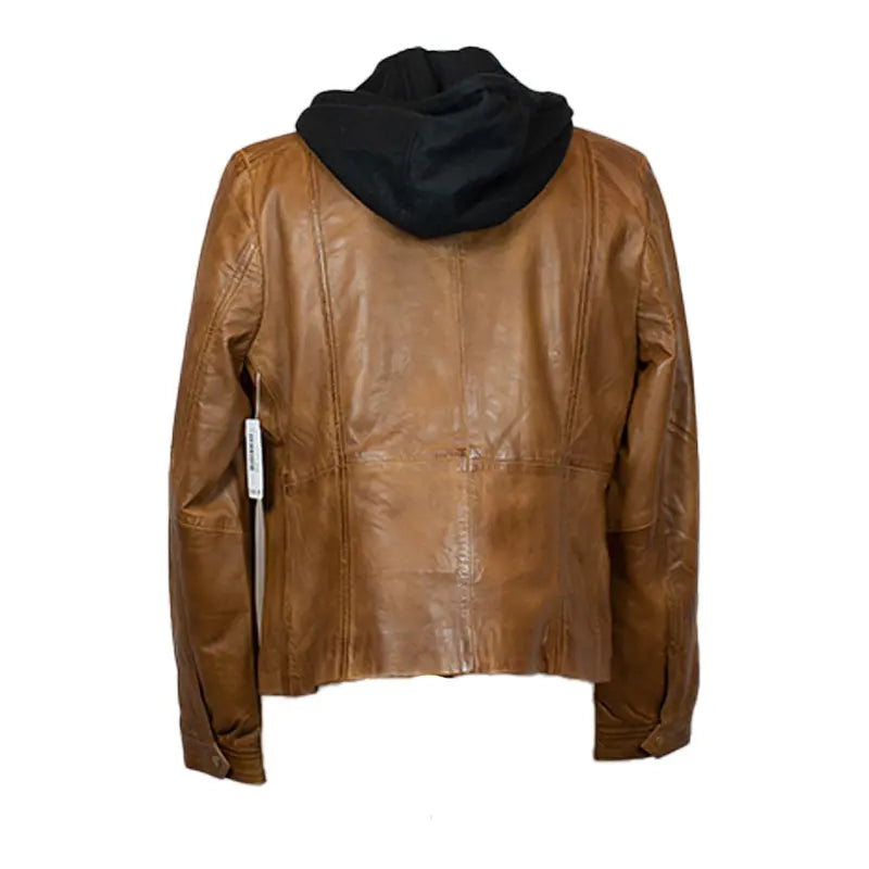 BOL Women's Detachable Hooded Leather Jacket Women's Coats & Jackets Boutique of Leathers/Open Road