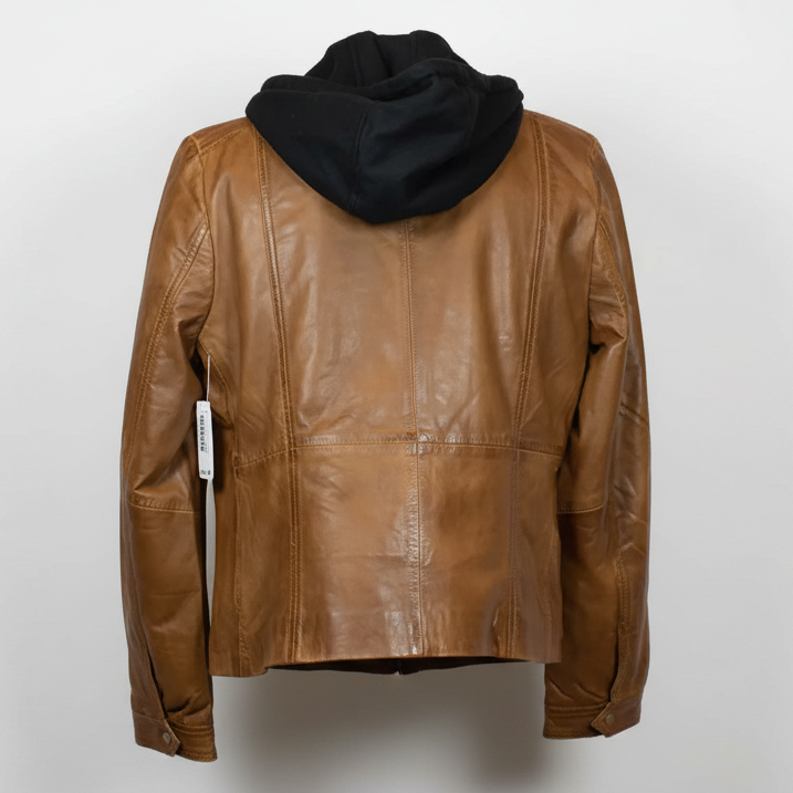 BOL Women's Detachable Hooded Leather Jacket Women's Coats & Jackets Boutique of Leathers/Open Road
