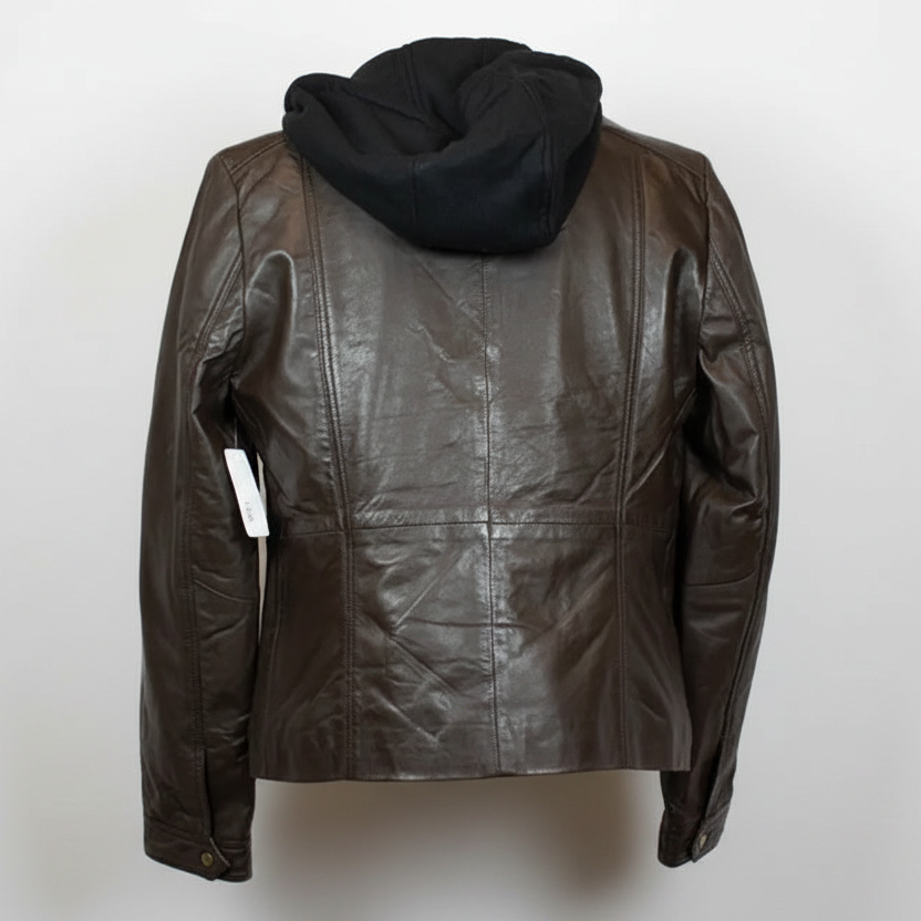 BOL Women's Detachable Hooded Leather Jacket Women's Coats & Jackets Boutique of Leathers/Open Road