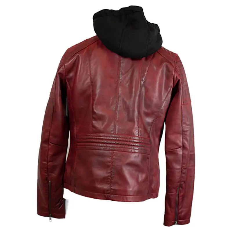 BOL Women's Hooded Leather Jacket Women's Coats & Jackets Boutique of Leathers/Open Road