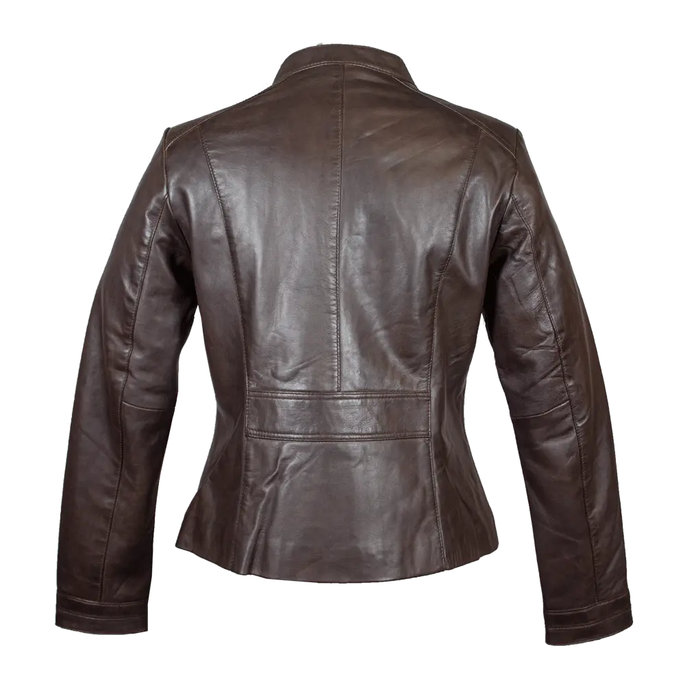 BOL Women's Round Collar Leather Jacket Women's Coats & Jackets Boutique of Leathers/Open Road