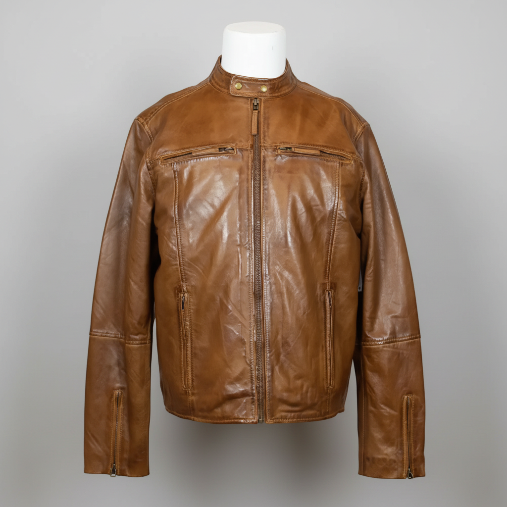BOL Women's Snap Collar Lamb Leather Jacket Women's Coats & Jackets Boutique of Leathers/Open Road