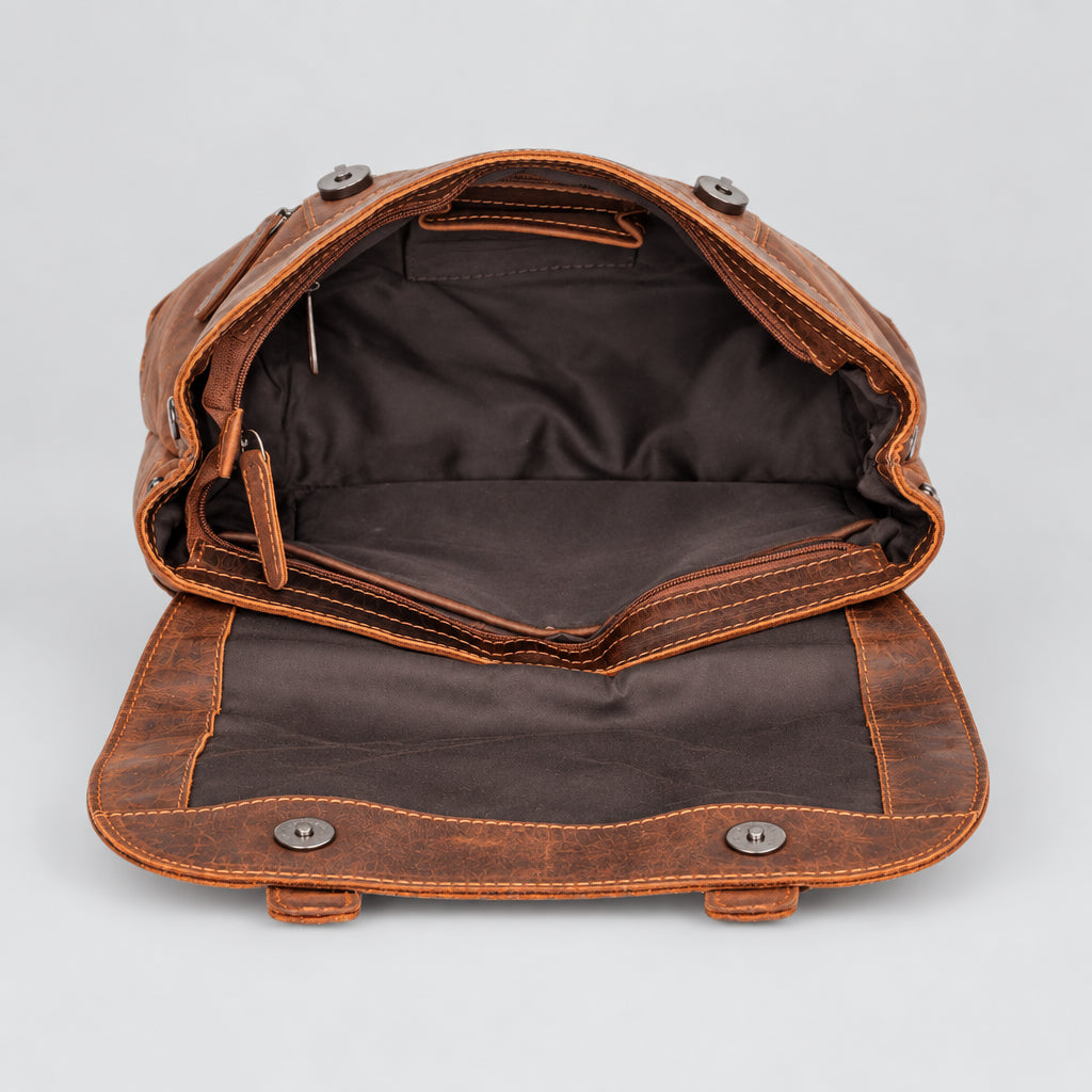 Greenwood Leather Women's Convertible Leather Backpack Tote