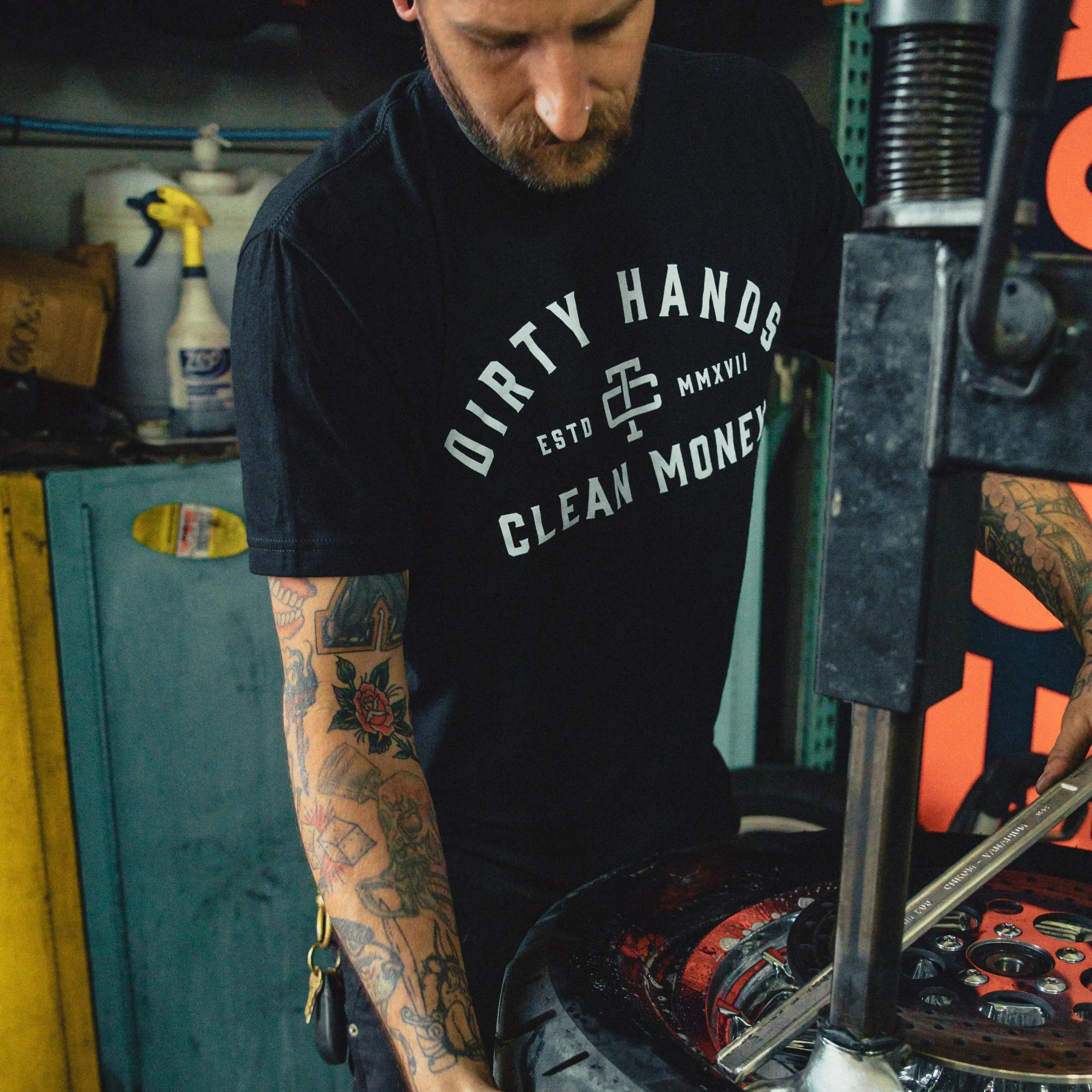 DHCM Classic Men's T-Shirt Men's Shirts & Tees Boutique of Leathers/Open Road