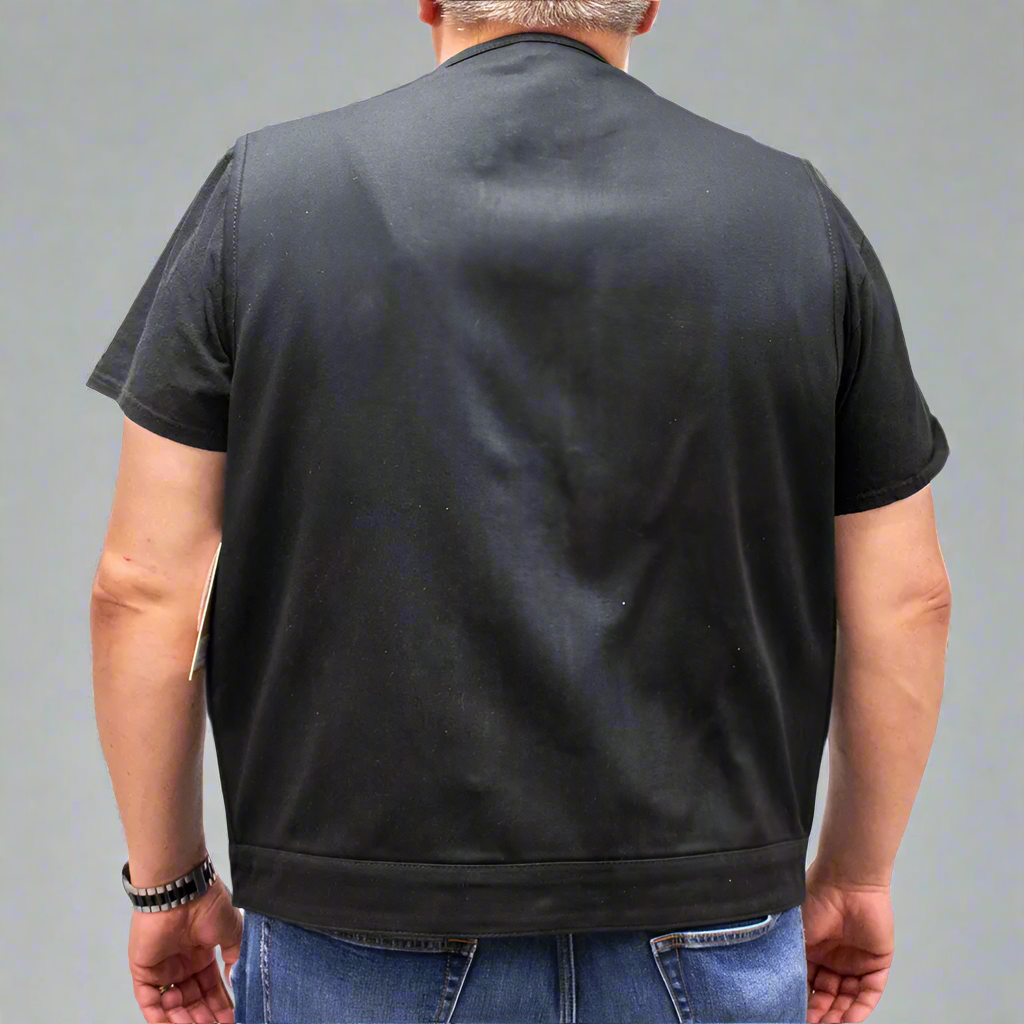 First MFG Co. Men's Motorcycle Twill Vest Men's Vests Boutique of Leathers/Open Road
