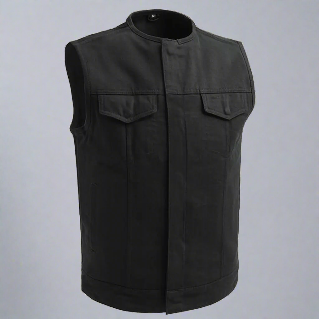 First MFG Co. Men's Motorcycle Twill Vest Men's Vests Boutique of Leathers/Open Road