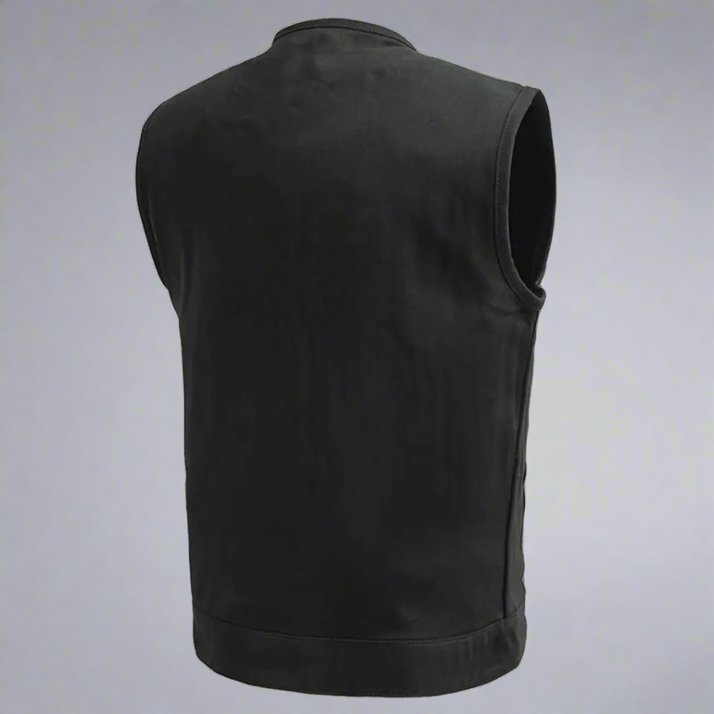 First MFG Co. Men's Motorcycle Twill Vest Men's Vests Boutique of Leathers/Open Road