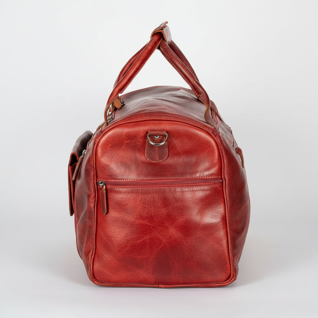 Greenwood Leather Regina Large Travel Duffle Bag - Boutique of Leathers/Open Road