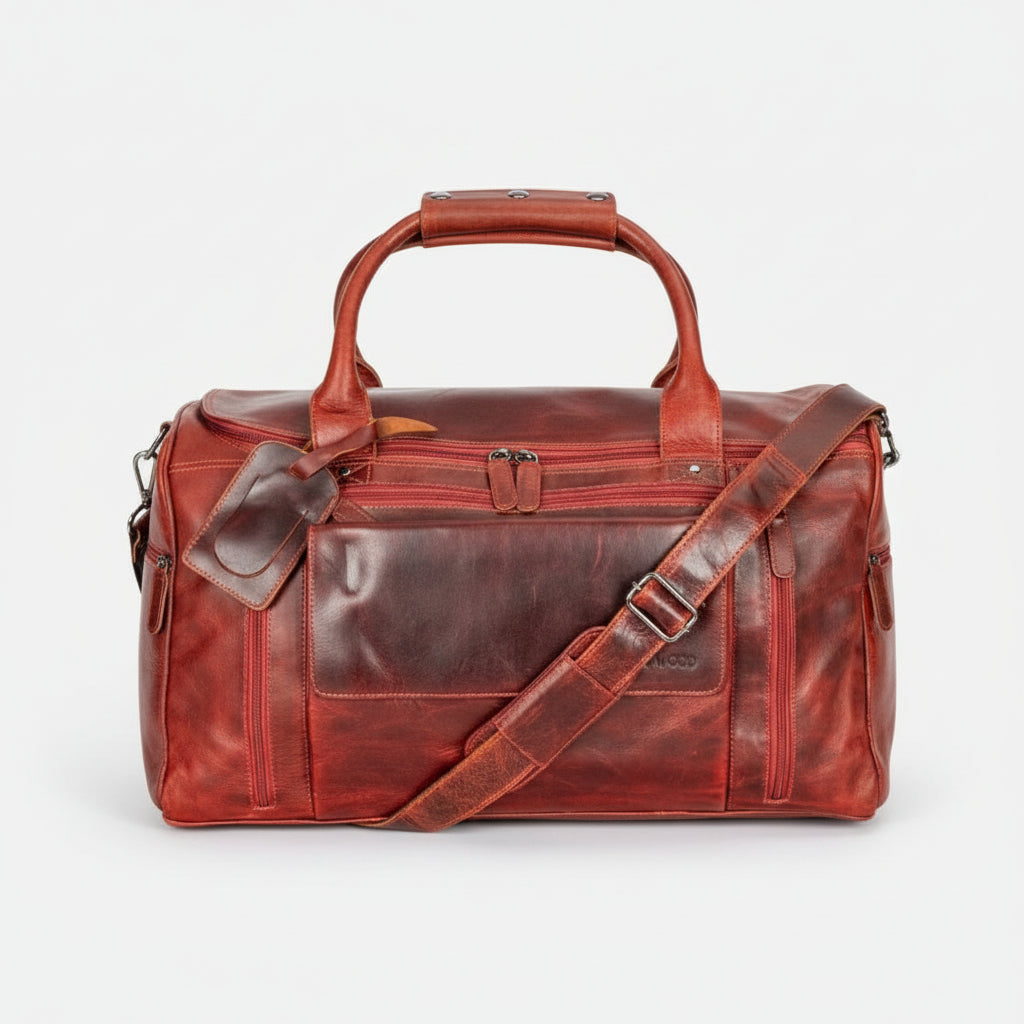 Greenwood Leather Regina Large Travel Duffle Bag