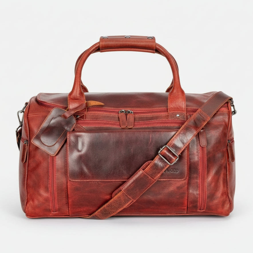 Greenwood Leather Regina Large Travel Duffle Bag - Boutique of Leathers/Open Road