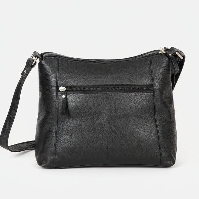 Greenwood Leather Elegant Crossbody Bag. Full-Grain Leather Shoulder Bag - Boutique of Leathers/Open Road
