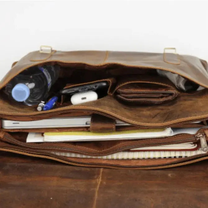 Greenwood Leather Laptop Bag - Boutique of Leathers/Open Road
