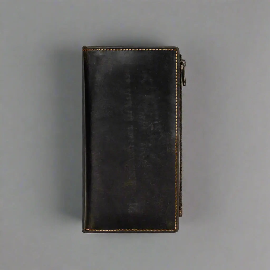 Greenwood Leather RFID Wallet with Zipper Pocket Women's Wallets Boutique of Leathers/Open Road