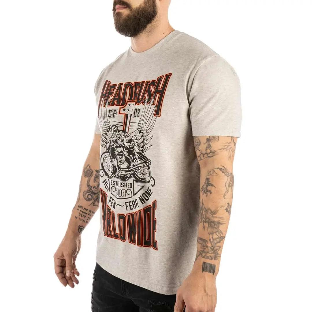 Headrush Men's The Original Worldwide T-Shirt - Boutique of Leathers/Open Road