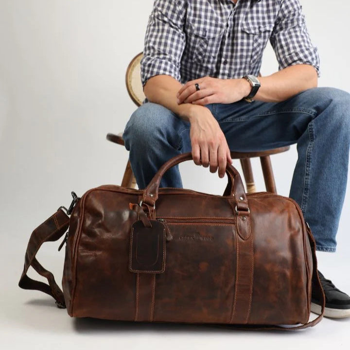 Greenwood Leather Weekend Travel Bag - Boutique of Leathers/Open Road