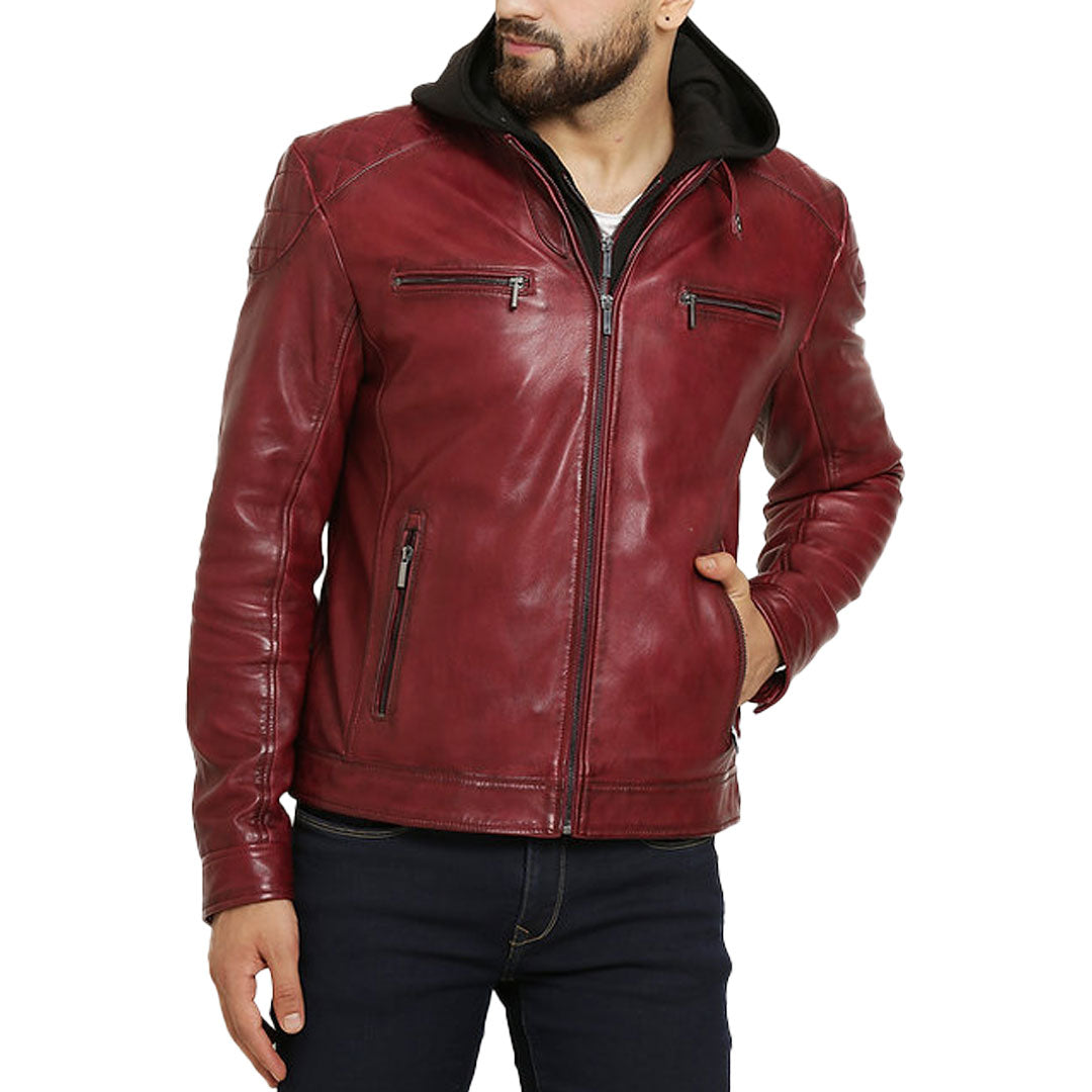 BOL Men's Alvin Lambskin Leather Jacket