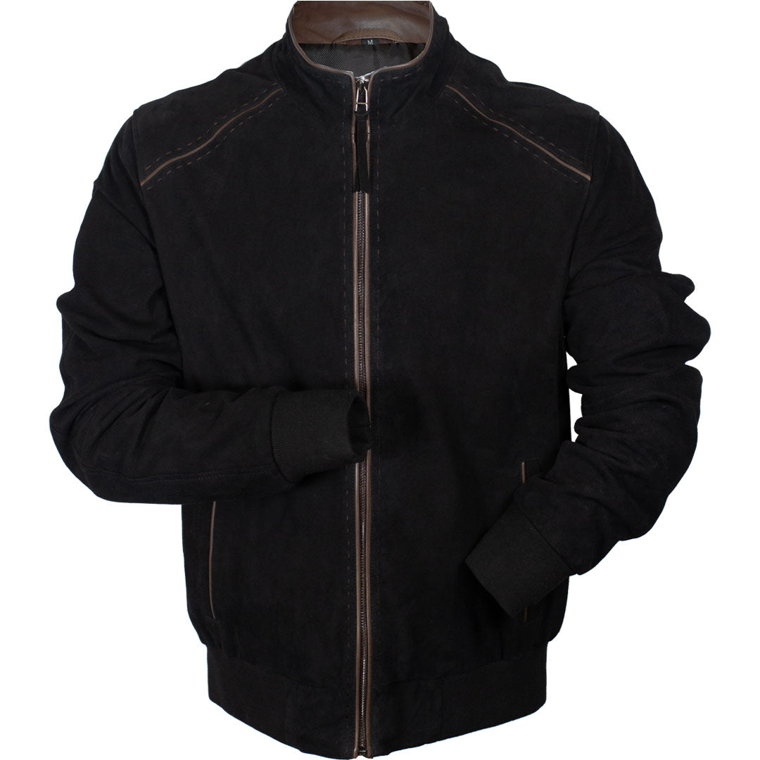 BOL Men's Enzo Goat Suede Leather Jacket